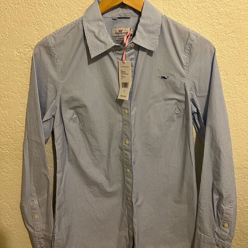 Vineyard Vines Striped Chilmark Classic Button Down